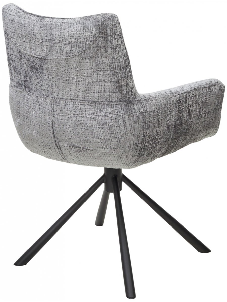 Кресло Eilat серое / черное