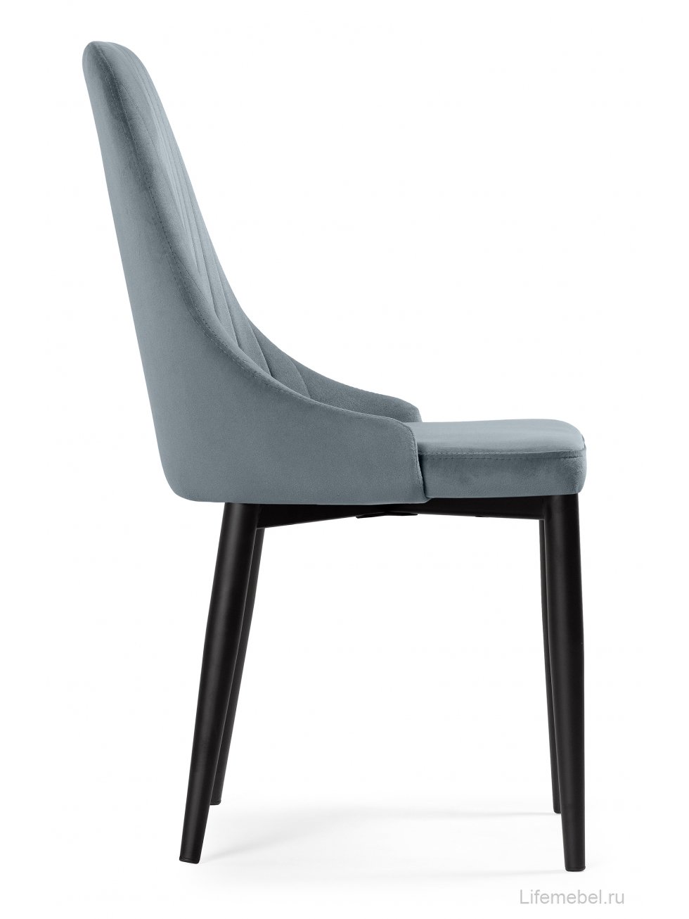 Стул на металлокаркасе Kora gray / black