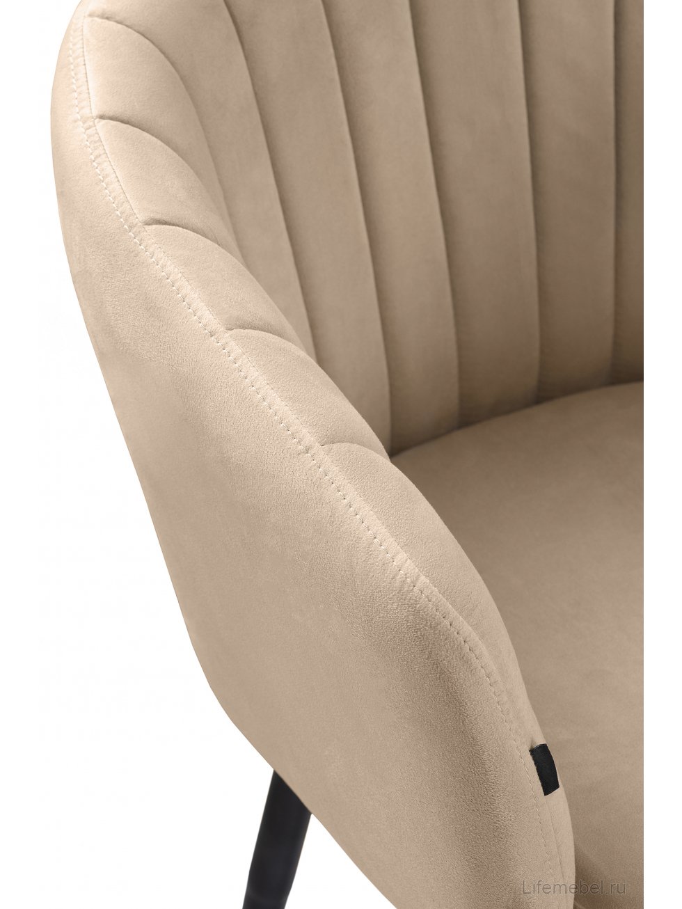 Стул на металлокаркасе Моншау velutto 05 / черный