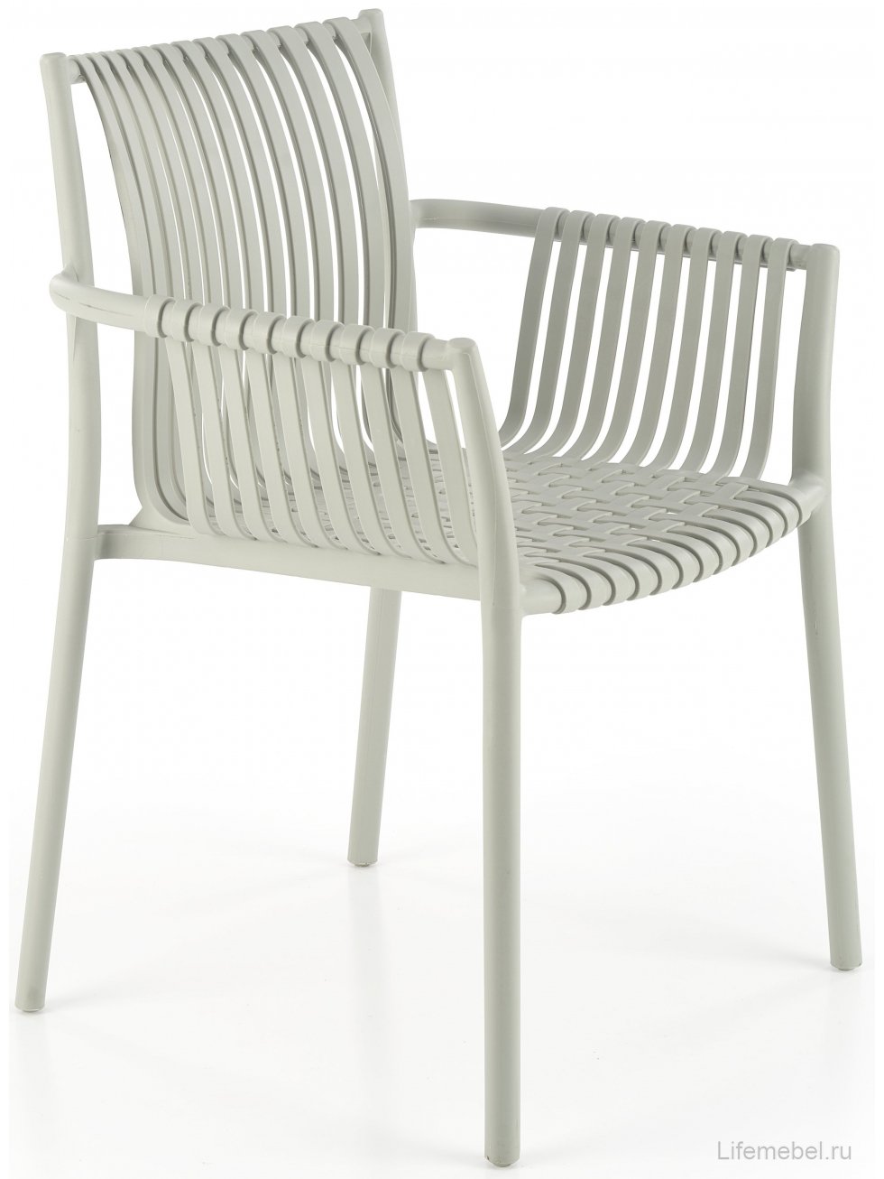 Пластиковый стул Шилд серый