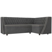 велюр серый