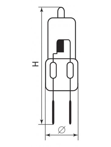 Лампа галогеновая G4 230В 20Вт 3000K HB6 02112