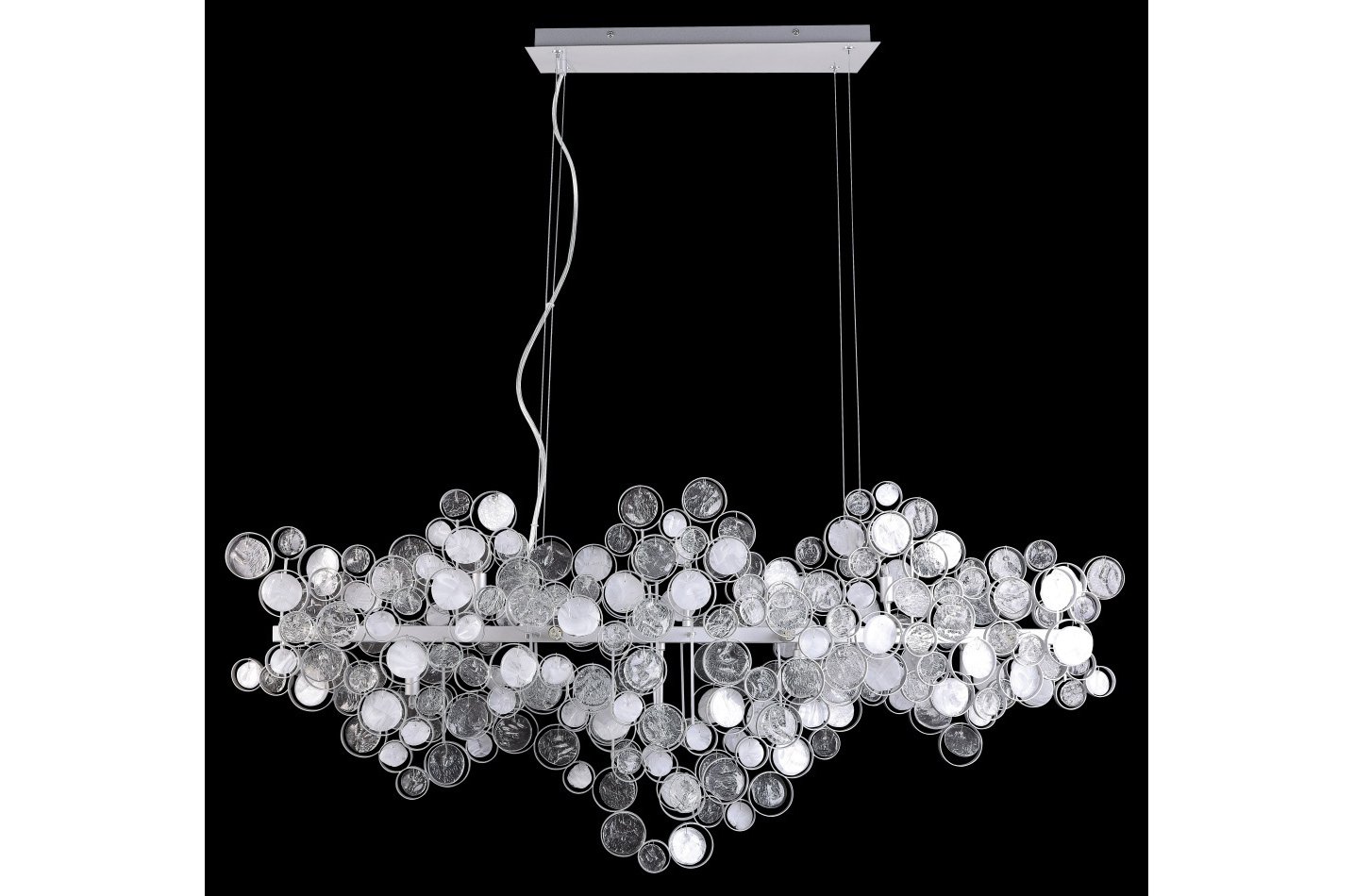 Подвесная люстра DESEO SP15 L1400 SILVER