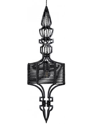 Подвесной светильник PRIMA SP1 A BLACK-SILVER/BLACK