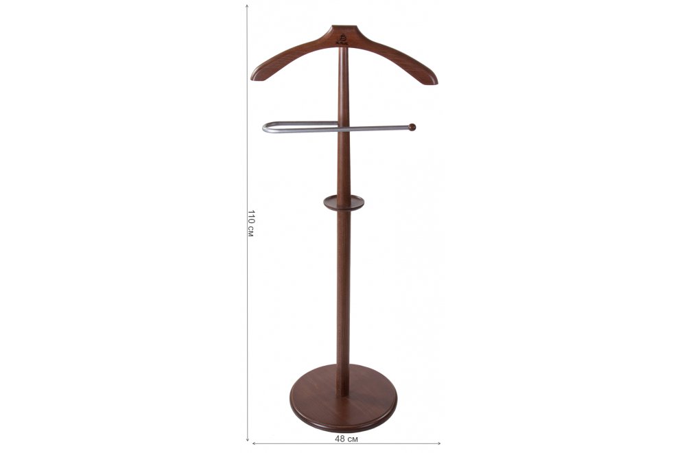 Вешалка костюмная В 25Н средне-коричневая