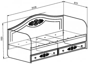 Комплект детской мебели Ассоль комплектация 4