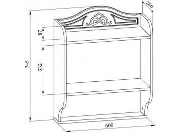 Комплект детской мебели Ассоль комплектация 6