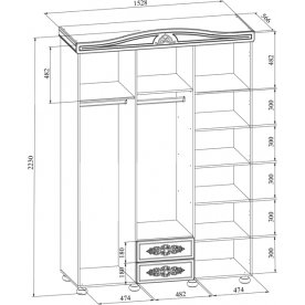 Комплект детской мебели Ассоль плюс комплектация 1