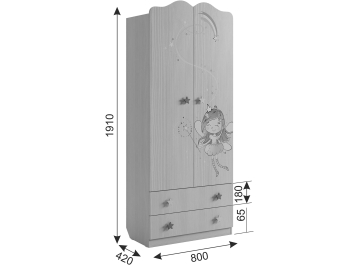 Комплект детской мебели Чудо К3