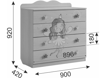 Комплект детской мебели Чудо К3