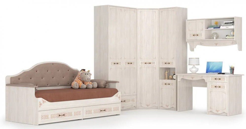 Комплект детской мебели Флоренция ясень анкор комплектация 1