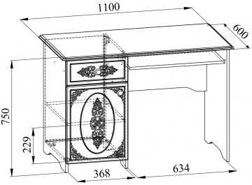 Комплект детской мебели Ассоль АС-054
