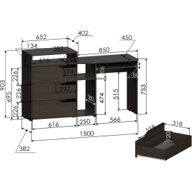 Комплект детской мебели РМ-10-1