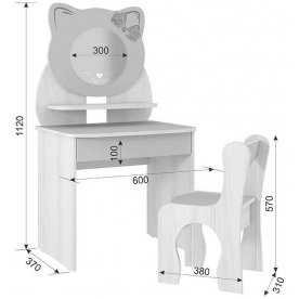 Туалетный столик Котенок