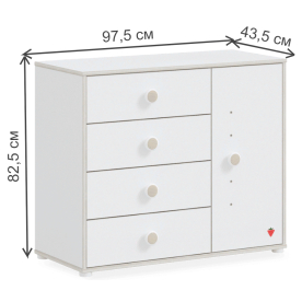 Комод детский Montes