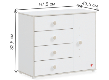Комод детский Montes