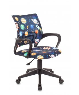 Компьютерное кресло Бюрократ Burokids 1 W черный космонавт