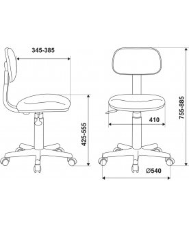 Компьютерное кресто Бюрократ CH-W201NX