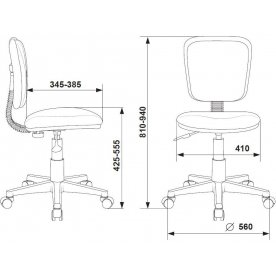 Компьютерное кресто Бюрократ CH-W204NX