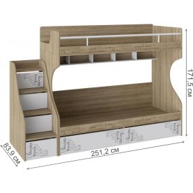 Двухъярусная кровать Оксфорд