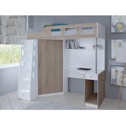 белый / дуб сонома