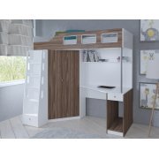 белый / орех