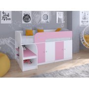 белый / розовый