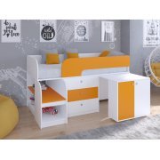 белый / оранжевый