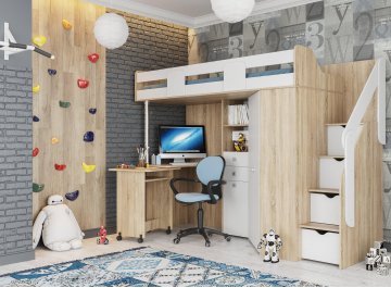 Кровать-чердак Лива А