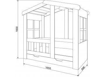 Кровать-домик Астра