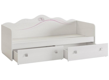 Детская кровать Фэнтези белый рамух