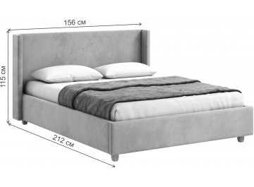 Полутораспальная кровать Афродита-9.1