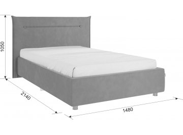 Полутораспальная кровать Альба