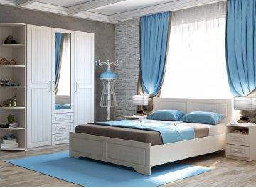 Полутораспальная кровать Кантри