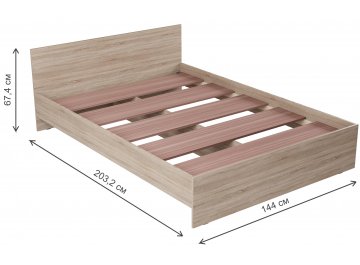 Полутораспальная кровать Котри КР-004