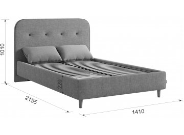 Полутораспальная кровать Лео