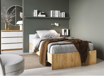 Полутораспальная кровать Мадера М1200