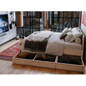 Полутораспальная кровать Сириус