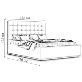 Полутораспальная кровать Vita