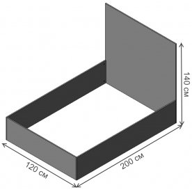 Полутораспальная кровать Воаб