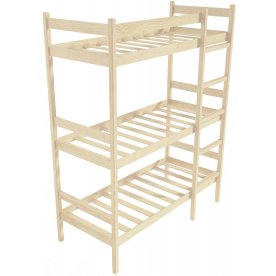 Трехъярусная кровать Линда 80х190