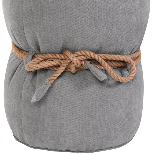 Пуф Кнехт серый