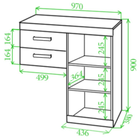 Надстройка для тв-тумбы Той 100 НБЕ