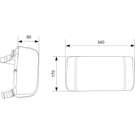 Поддержка поясничная Бюрократ 1-BackSupp small back support 1 sm