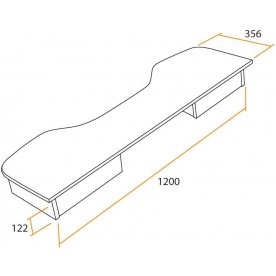 Надстройка для стола StrikeTop 120 Neo