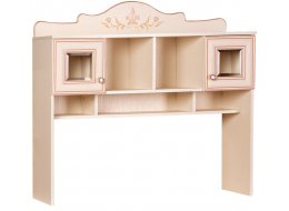 Надстройка для стола Алиса №556 кремовая белая