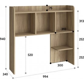 Надстройка для стола П-100