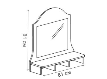 Надстройка для комода Прованс №412