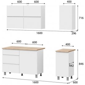 Кухня Токио 1.6 м