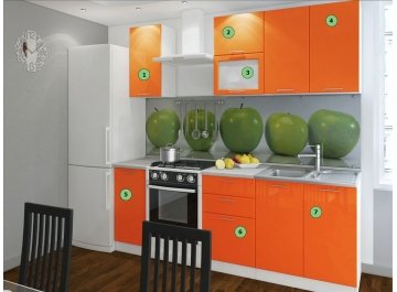 Кухни эконом класса. Дешевые кухни - готовые гарнитуры по выгодной цене ...
